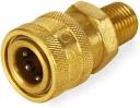 1/4" Male Socket Brass QC 4,200 PSI