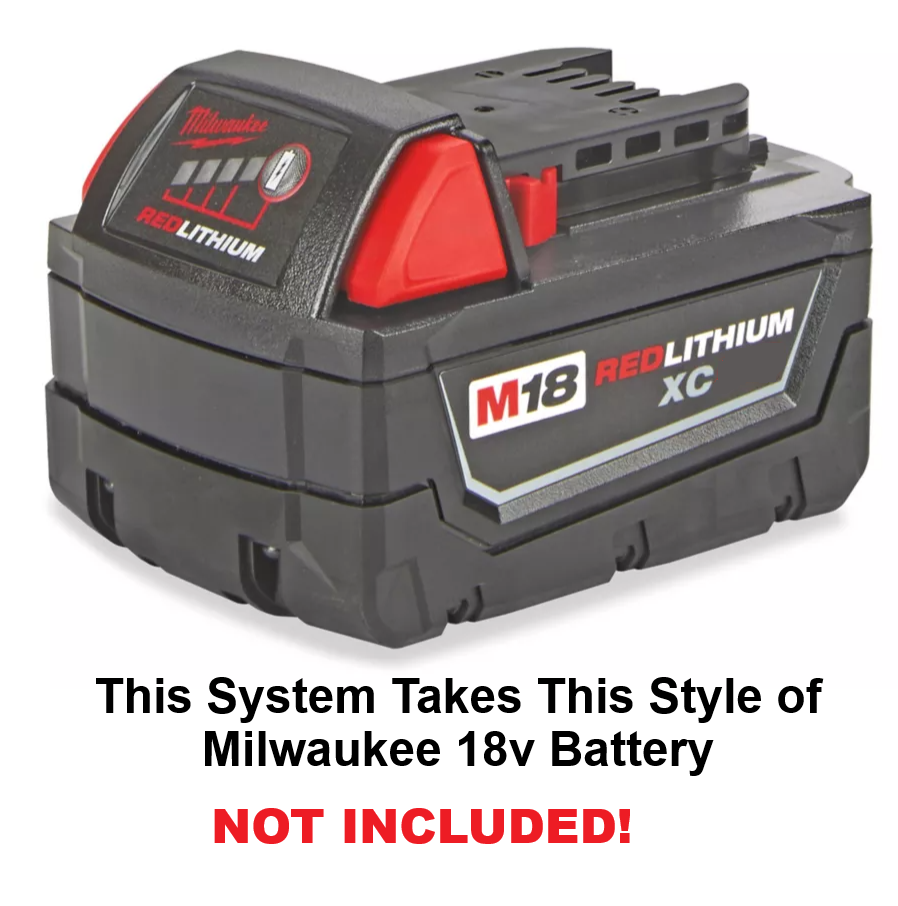 MonsterWash Bucket Topper (for Milwaukee Battery Adapter)