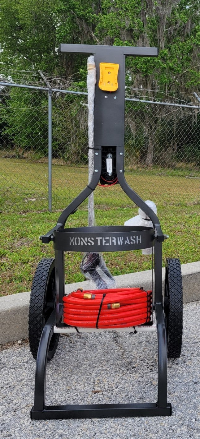 MonsterWash Spray Cart (Milwaukee Battery Adapter)